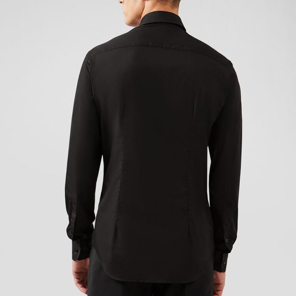 NWT Versace Cotton Shirt for Men Black - Picture 3 of 5